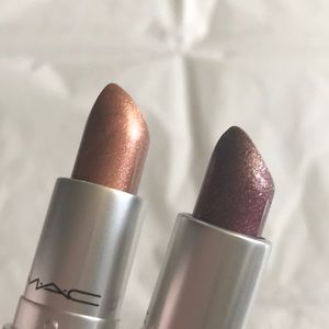 2 MAC metallic lipsticks